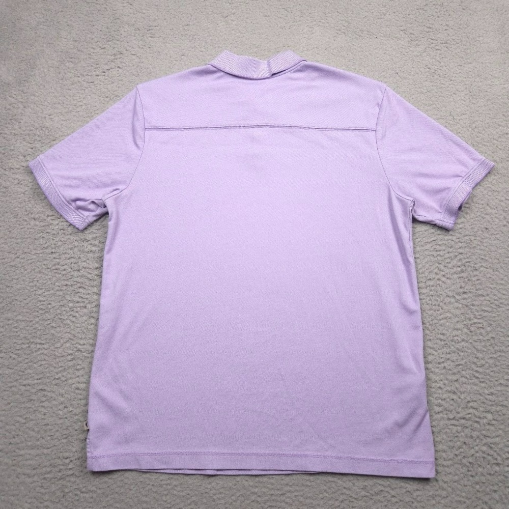 Tommy Bahama Mens M Lavender Supima Cotton Polo Shirt Marlin Golf Casual - Picture 2 of 12